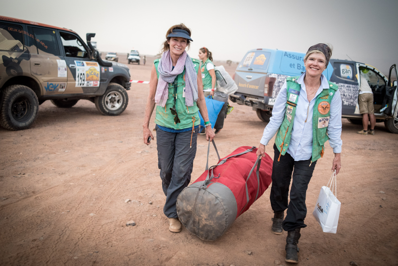 Karen Hoehn and Maureen Gibbons, who will hopefully return to Gazelle again! (Image: Rallye Aicha des Gazelles)